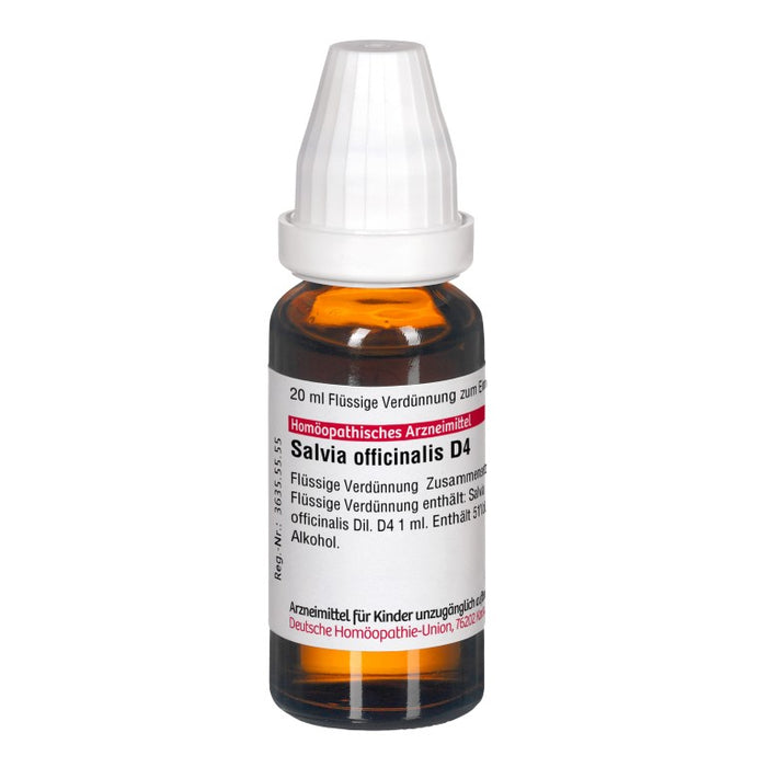 Salvia officinalis D4 DHU Dilution, 20 ml Lösung