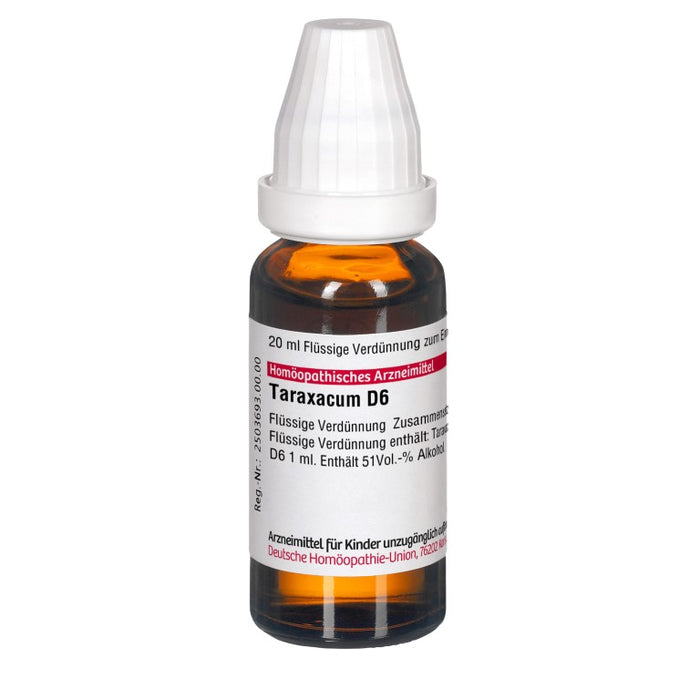 DHU Taraxacum D6 Dilution, 20 ml Lösung