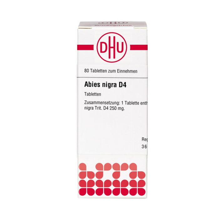 DHU Abies nigra D4 Tabletten, 80 St. Tabletten