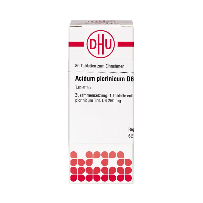 DHU Acidum picrinicum D6 Tabletten, 80 St. Tabletten