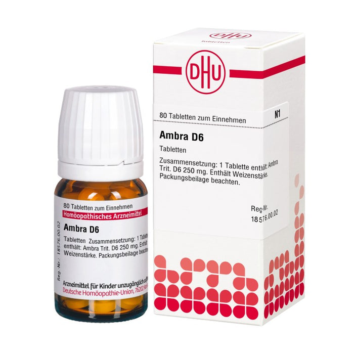 DHU Ambra D6 Tabletten, 80 St. Tabletten