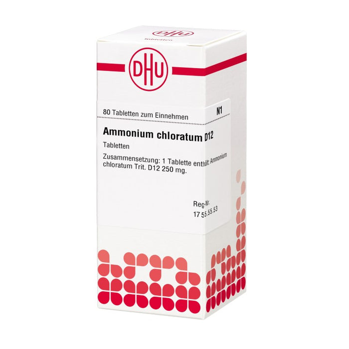 DHU Ammonium chloratum D12 Tabletten, 80 pcs. Tablets