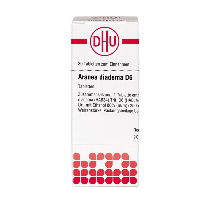 DHU Aranea diadema D6 Tabletten, 80 pcs. Tablets