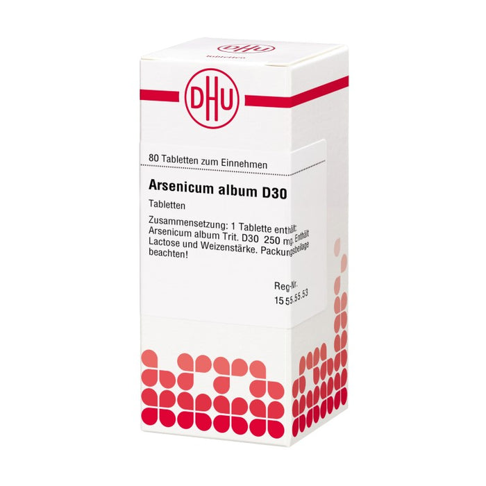 DHU Arsenicum album D30 Tabletten, 80 pc Tablettes