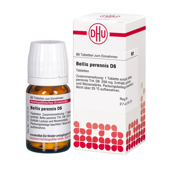 DHU Bellis perennis D6 Tabletten, 80 pc Tablettes