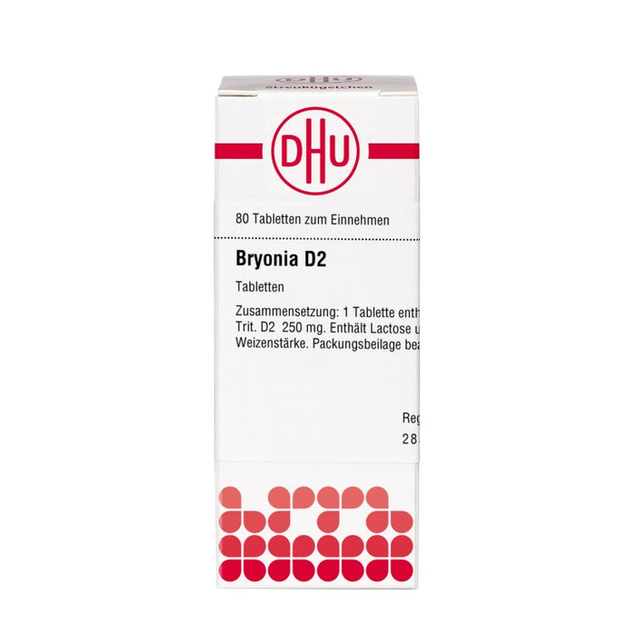 DHU Bryonia D2 Tabletten, 80 St. Tabletten