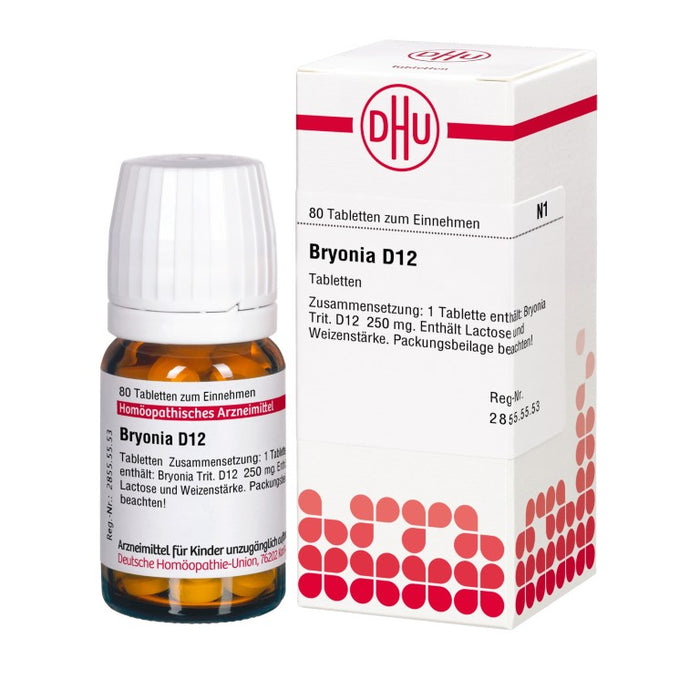 DHU Bryonia D12 Tabletten, 80 pc Tablettes