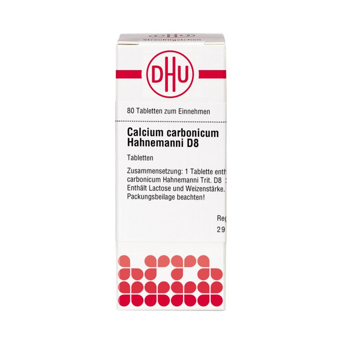 DHU Calcium carbonicum Hahnemanni D8 Tabletten, 80 pc Tablettes