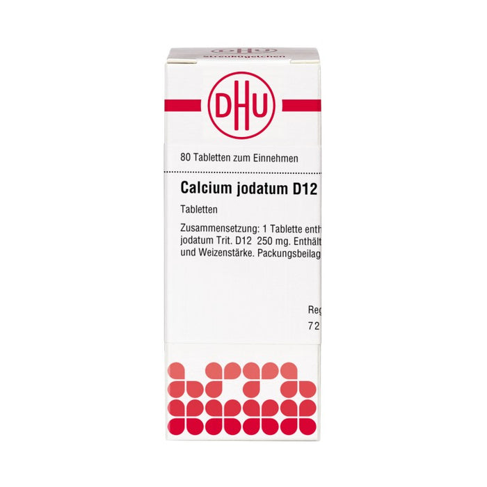 DHU Calcium jodatum D12 Tabletten, 80 St. Tabletten