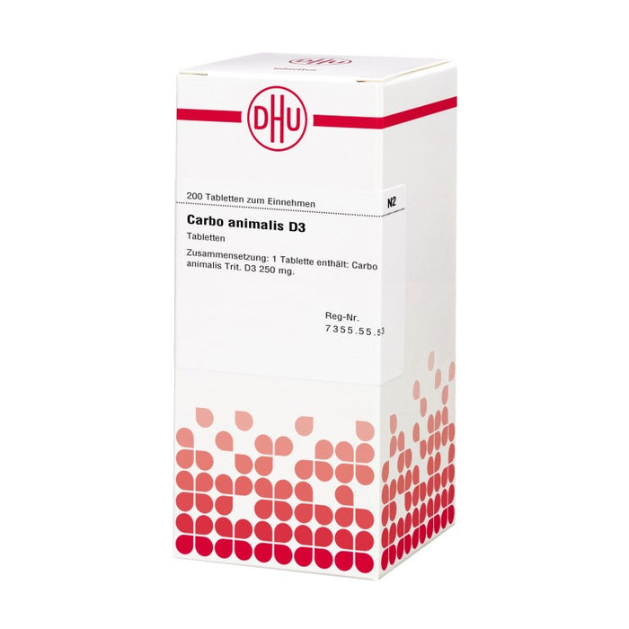 Carbo animalis D3 DHU Tabletten, 200 St. Tabletten