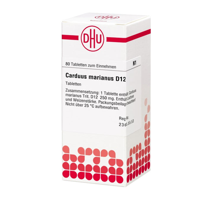 DHU Carduus marianus D12 Tabletten, 80 pcs. Tablets