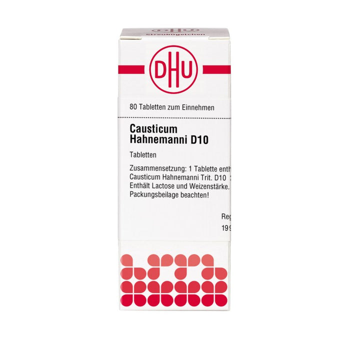 DHU Causticum Hahnemanni D10 Tabletten, 80 pcs. Tablets