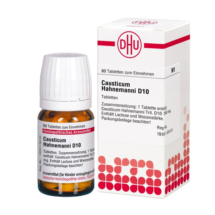 DHU Causticum Hahnemanni D10 Tabletten, 80 St. Tabletten