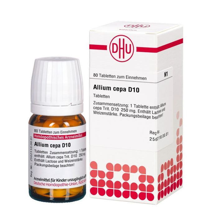 DHU Allium cepa D10 Tabletten, 80 pc Tablettes