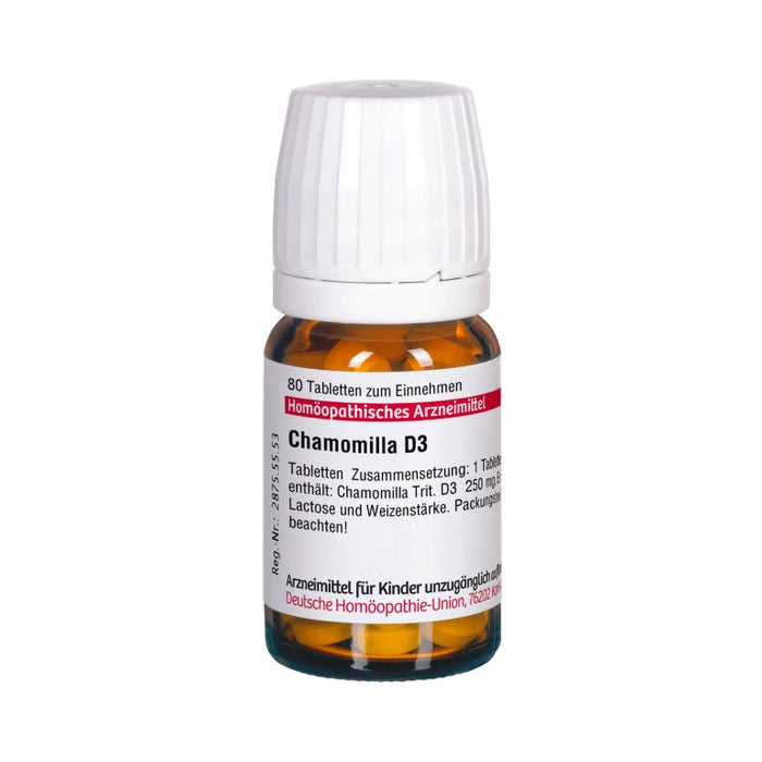 DHU Chamomilla D3 Tabletten, 80 St. Tabletten