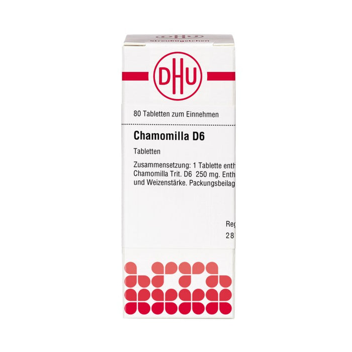 DHU Chamomilla D6 Tabletten, 80 pc Tablettes