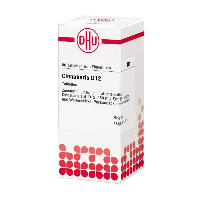 DHU Cinnabaris D 12 Tabletten, 80 pcs. Tablets