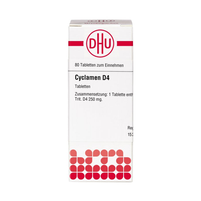 DHU Cyclamen D4 Tabletten, 80 St. Tabletten