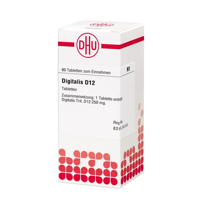 DHU Digitalis D12 Tabletten, 80 pcs. Tablets