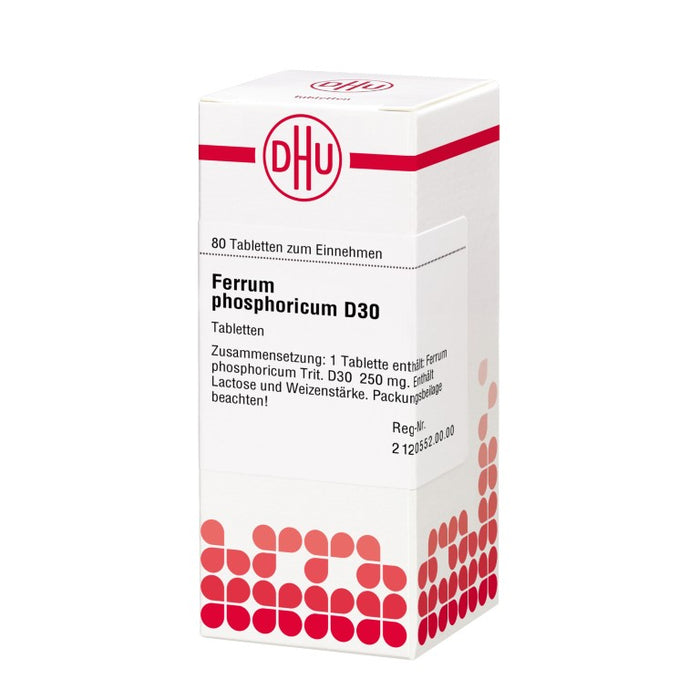 DHU Ferrum phosphoricum D30 Tabletten, 80 pc Tablettes