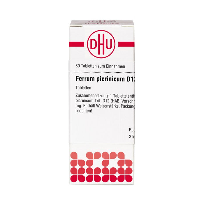 Ferrum picrinicum D12 DHU Tabletten, 80 St. Tabletten