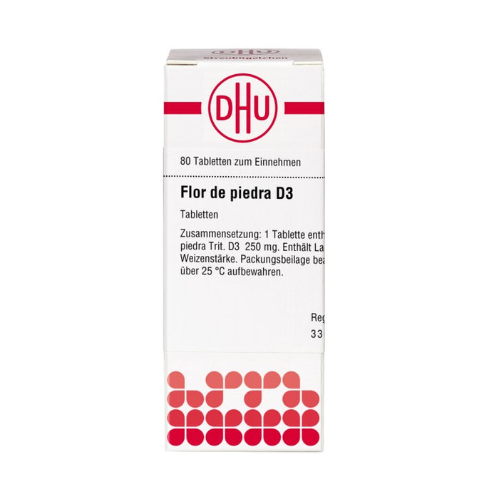 DHU Flor de Piedra D3 Tabletten, 80 pc Tablettes