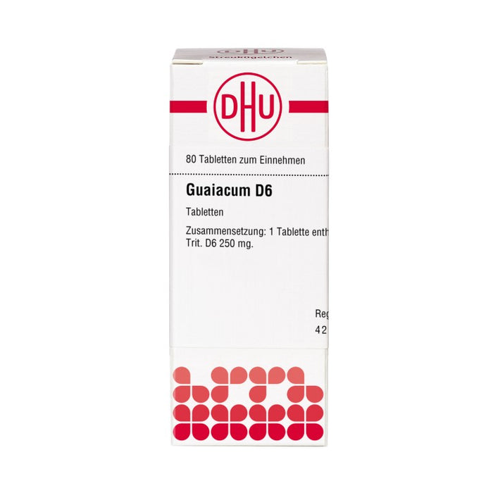 Guaiacum D6 DHU Tabletten, 80 St. Tabletten