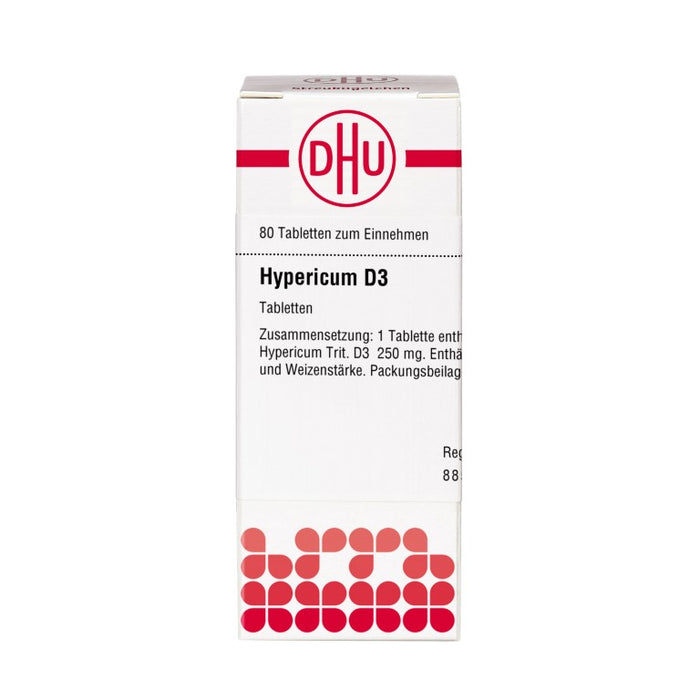 DHU Hypericum D3 Tabletten, 80 pc Tablettes