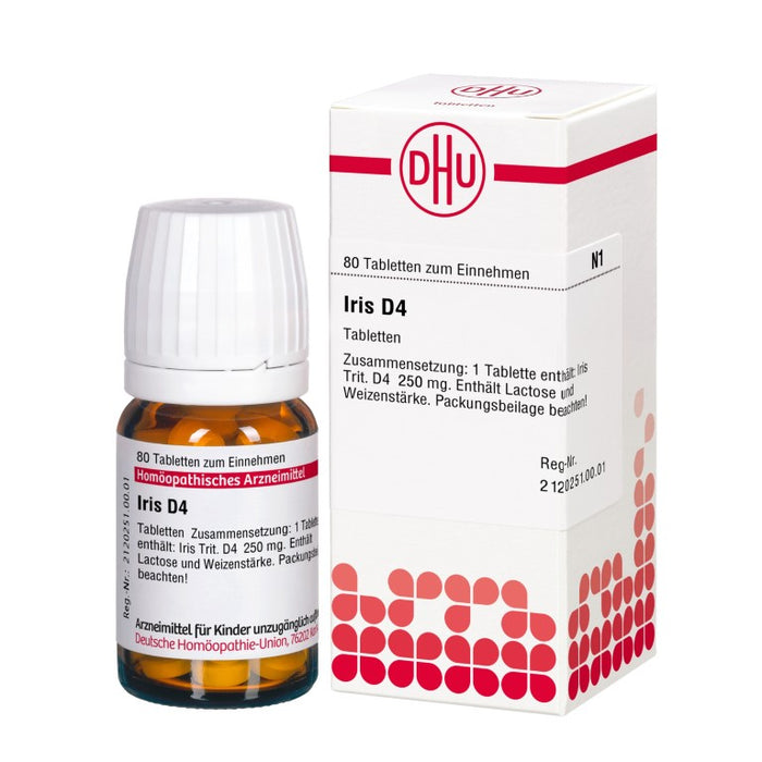 DHU Iris D4 Tabletten, 80 pc Tablettes