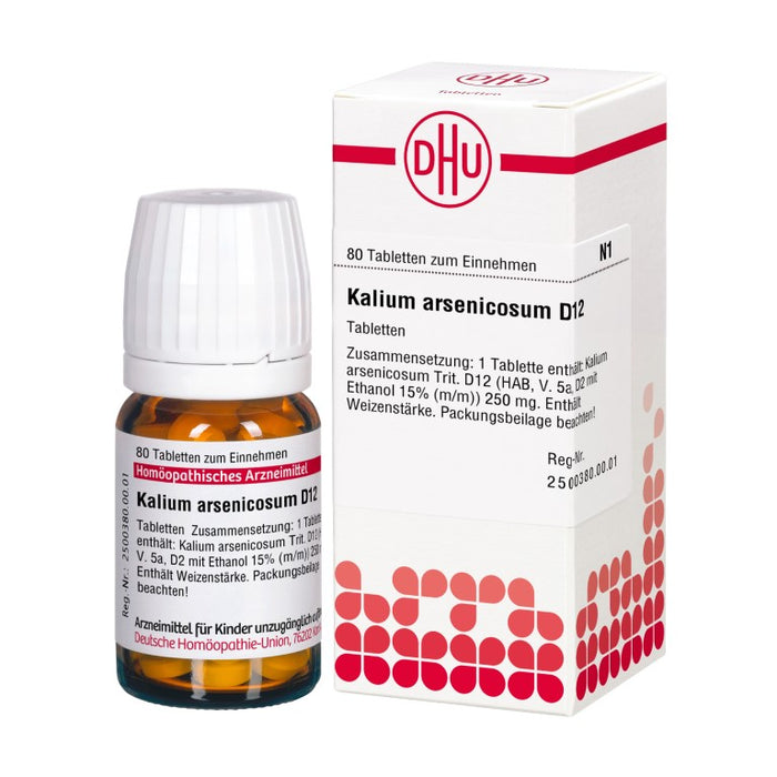 DHU Kalium arsenicosum D12 Tabletten, 80 St. Tabletten