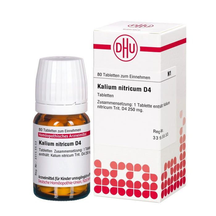 DHU Kalium nitricum D4 Tabletten, 80 St. Tabletten