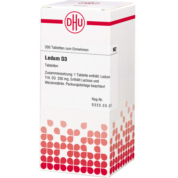 DHU Ledum D3 Tabletten, 200 St. Tabletten