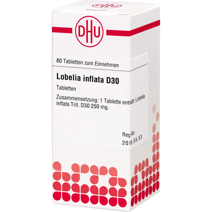 DHU Lobelia inflata D30 Tabletten, 80 pc Tablettes