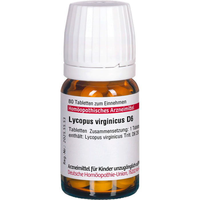 DHU Lycopus virginicus D6 Tabletten, 80 pcs. Tablets