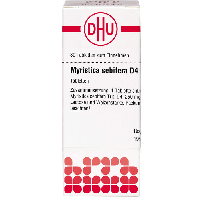 DHU Myristica sebifera D 4 Tabletten, 80 pcs. Tablets