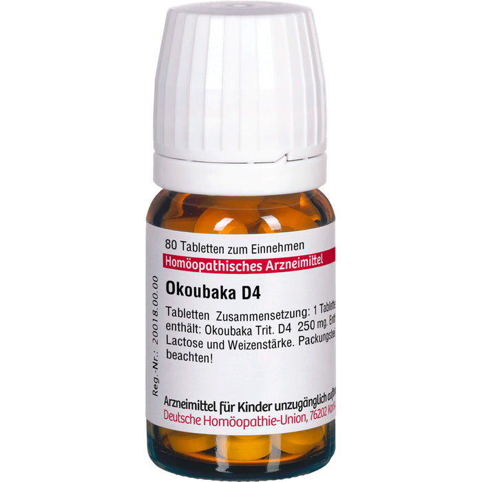 DHU Okoubaka D4 Tabletten, 80 pc Tablettes