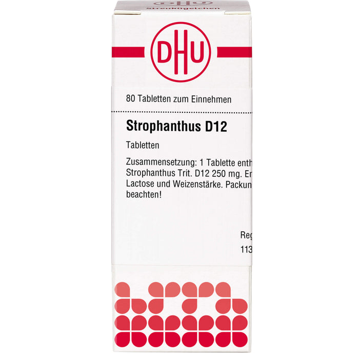 DHU Strophanthus D 12 Tabletten, 80 pcs. Tablets