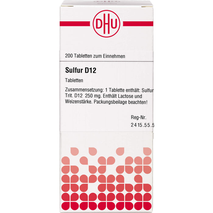 DHU Sulfur D12 Tabletten, 200 St. Tabletten