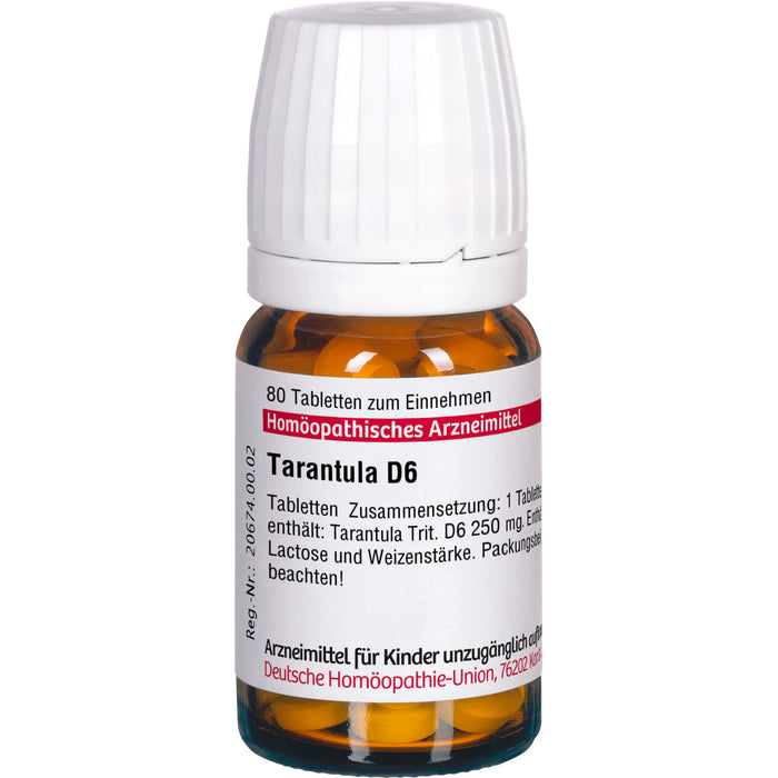 DHU Tarantula D6 Tabletten, 80 St. Tabletten