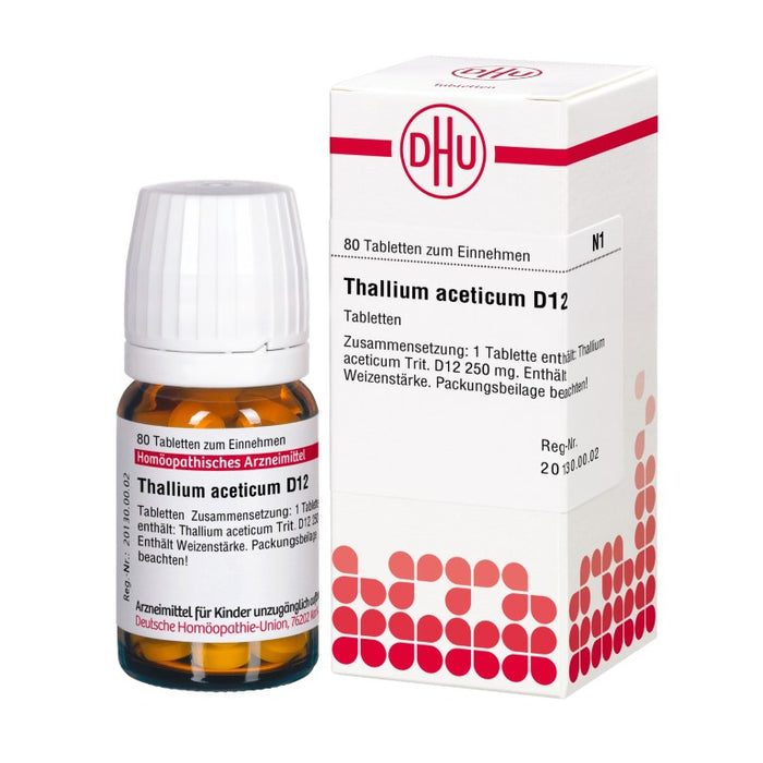 DHU Thallium aceticum D12 Tabletten, 80 pcs. Tablets