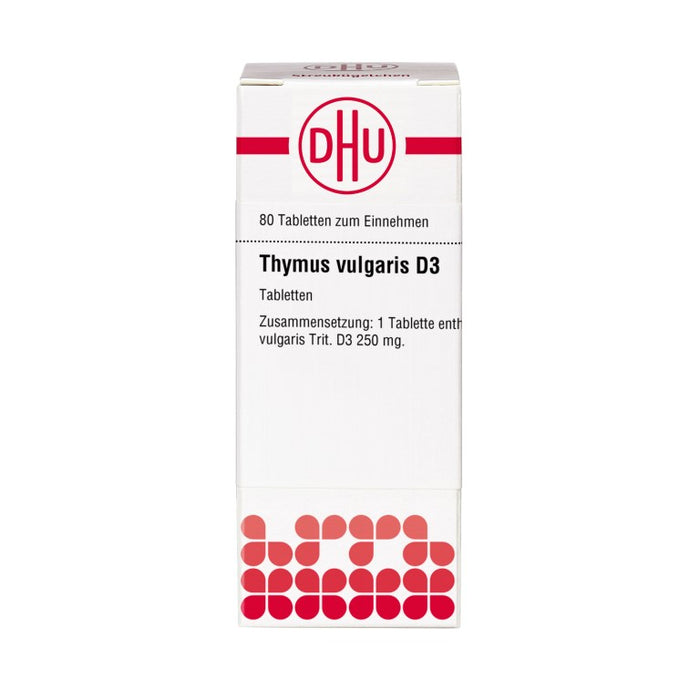 DHU Thymus vulgaris D3 Tabletten, 80 pcs. Tablets