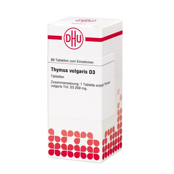 DHU Thymus vulgaris D3 Tabletten, 80 pcs. Tablets