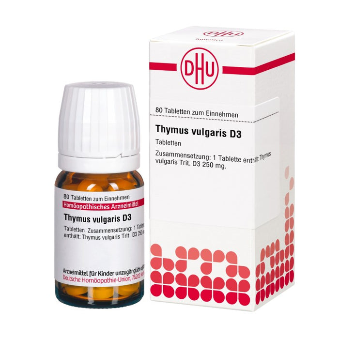 DHU Thymus vulgaris D3 Tabletten, 80 pcs. Tablets