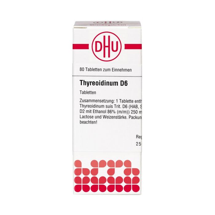 DHU Thyreoidinum D6 Tabletten, 80 pc Tablettes