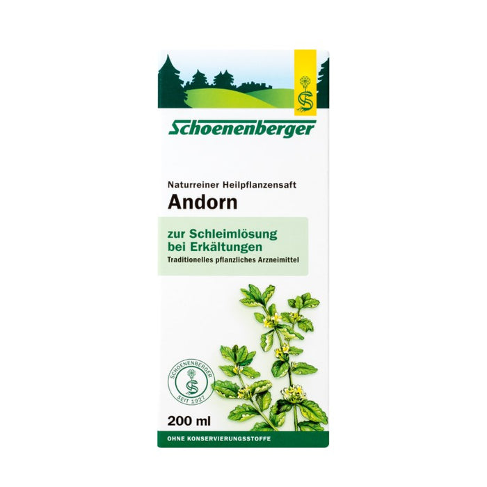 Schoenenberger Naturreiner Heilpflanzensaft Andorn, 200 ml Solution