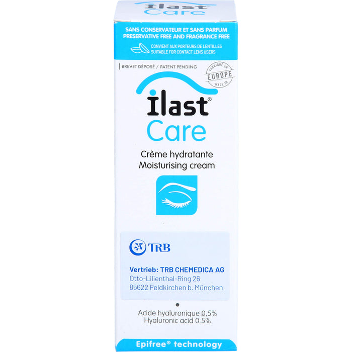 ilast Care Creme bei Augenliderkrankungen, 30 ml Crème