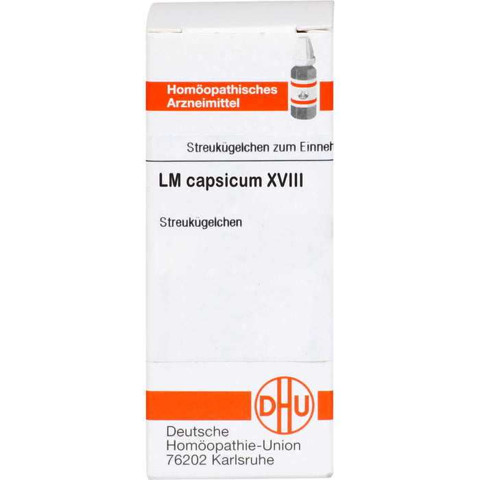 DHU Capsicum LM XVIII Streukügelchen, 5 g Globules