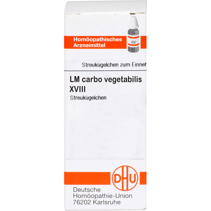 DHU Carbo vegetabilis LM XVIII Streukügelchen, 5 g Globuli