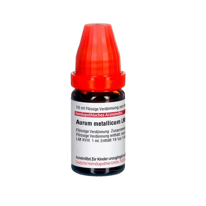 Aurum metallicum LM XVIII DHU Dilution, 10 ml Lösung