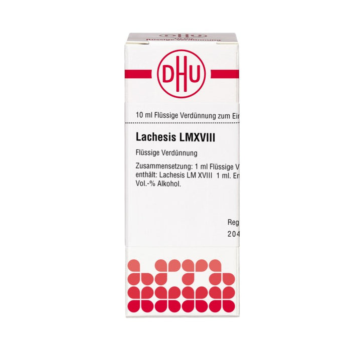 DHU Lachesis LM XVIII Dilution, 10 ml Lösung